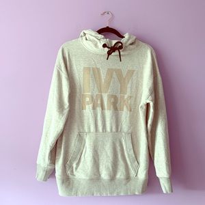 IVY PARK Tan Cord Tie Hoodie | size XS